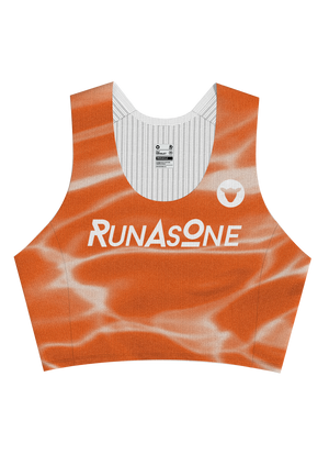 RunAsOne Black Sheep Flymesh Cropped Singlet, RAO Away - Women's
