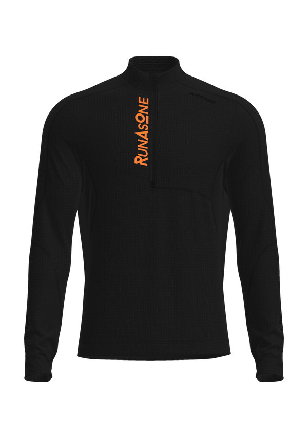 RunAsOne Black Sheep Gridfleece Thermal, RAO Black - Men's