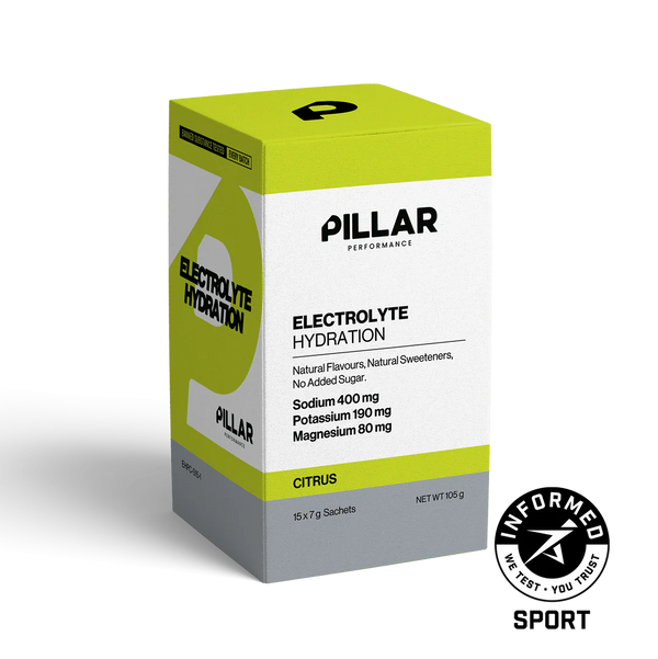 PILLAR Performance Electrolyte Hydration - Single Serve Sachets (Box of 15)