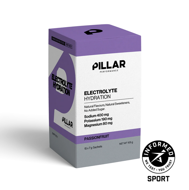 PILLAR Performance Electrolyte Hydration - Single Serve Sachets (Box of 15)