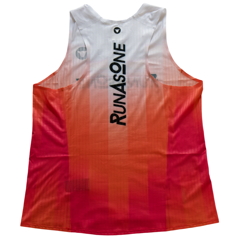 RunAsOne Black Sheep Fly Singlet, RAO Flame - Women’s