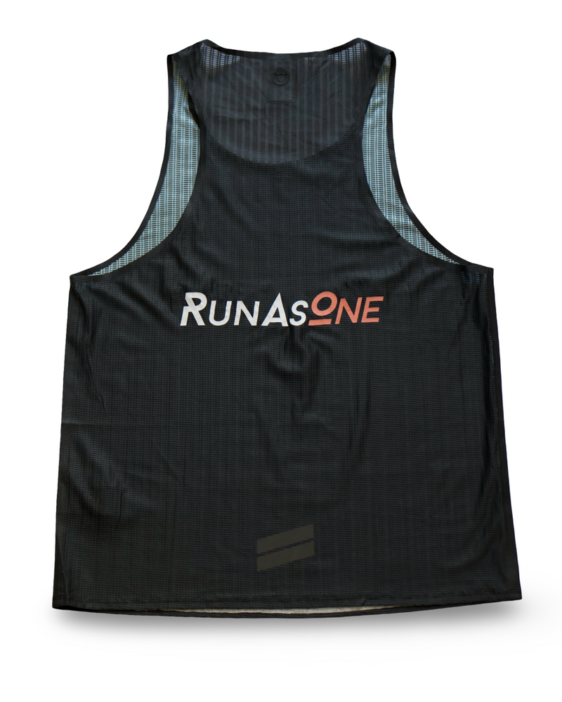 RunAsOne Black Sheep Fly Singlet Black - Men's
