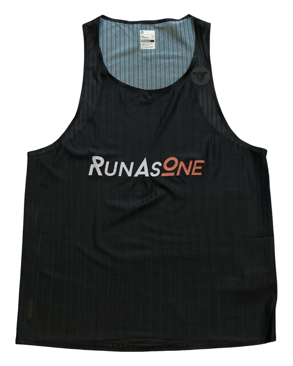 RunAsOne Black Sheep Fly Singlet Black - Men's