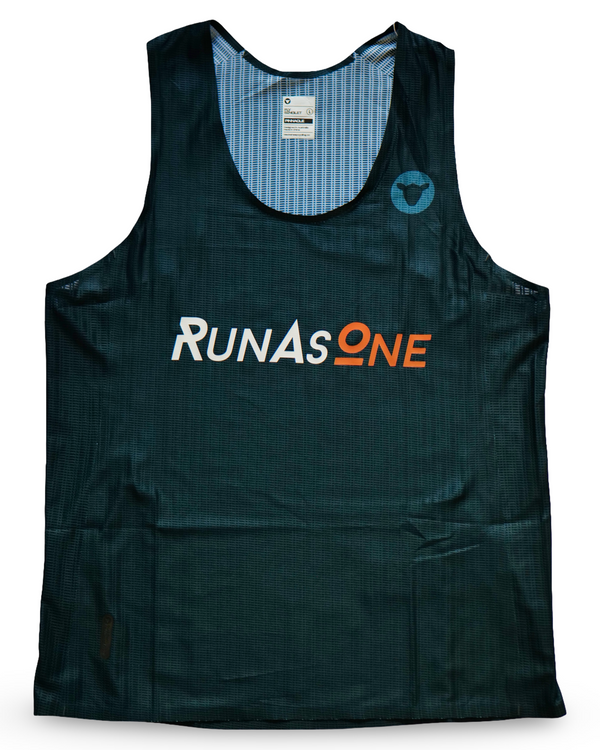 RunAsOne Black Sheep Fly Singlet RAO Broadwater Blue - Women’s