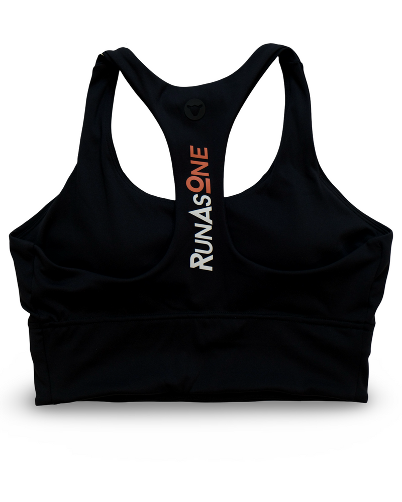 RunAsOne Black Sheep Longline Padded Crop - Women’s