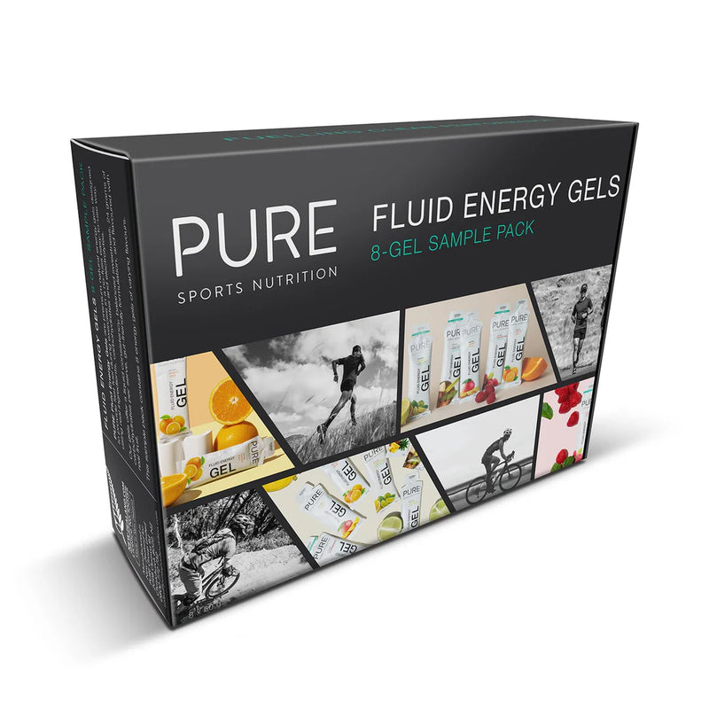 Pure Fluid Energy Gels - 8-Gel Sample Pack