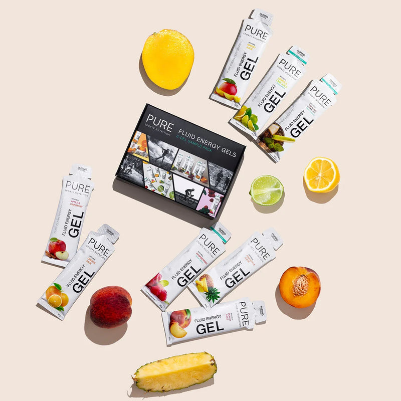 PURE Fluid Energy Gels - 8-Gel Sample Pack