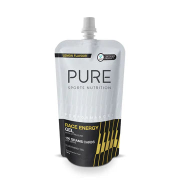 PURE Perfromance + Race Energy Gel 100g Carb Pouch